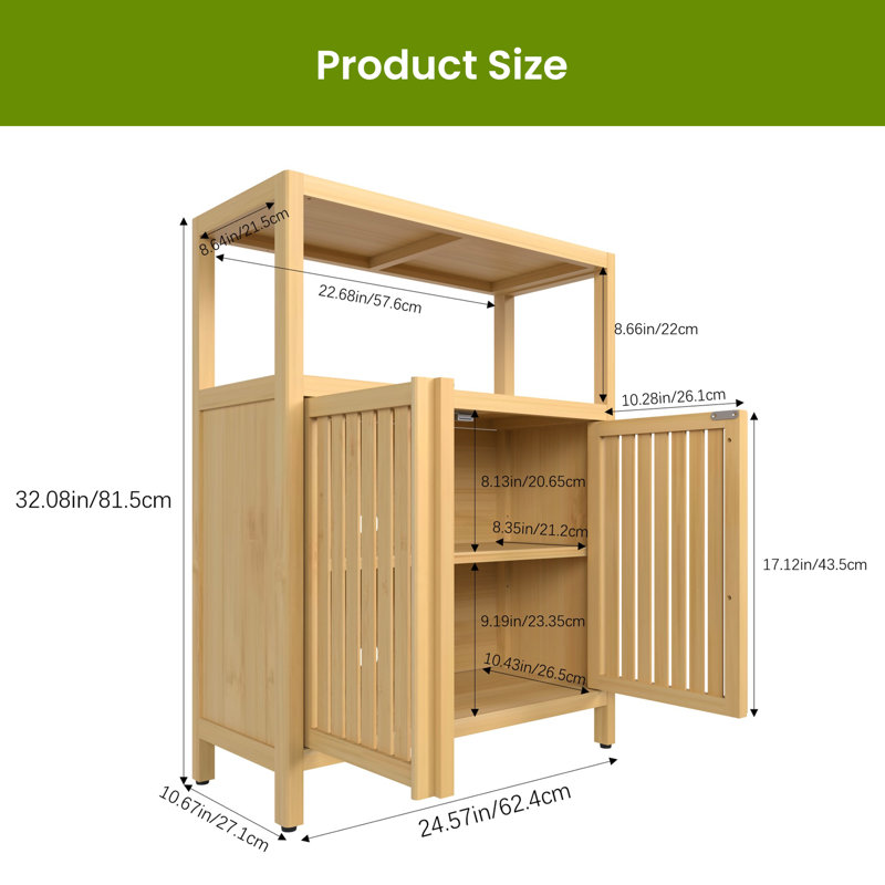 Armoire de salle de bain Nikoll, Naturel