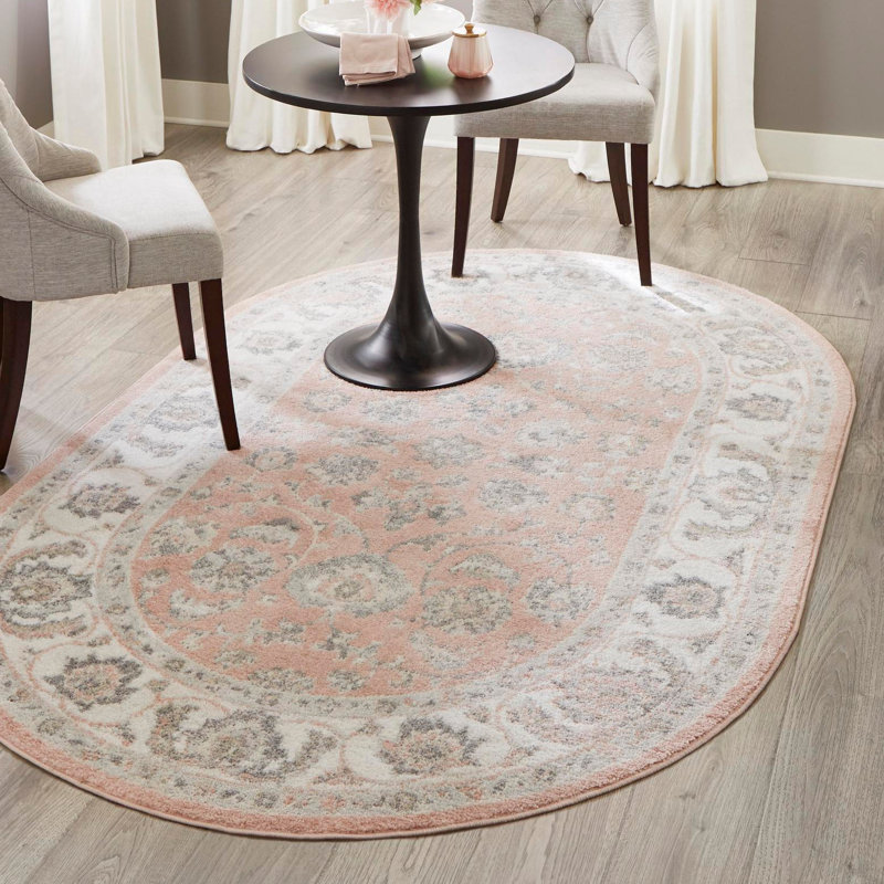 Aurelia Oriental Indoor Rug, Oval 5' x 8'