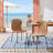 Boho Rattan Chair Set