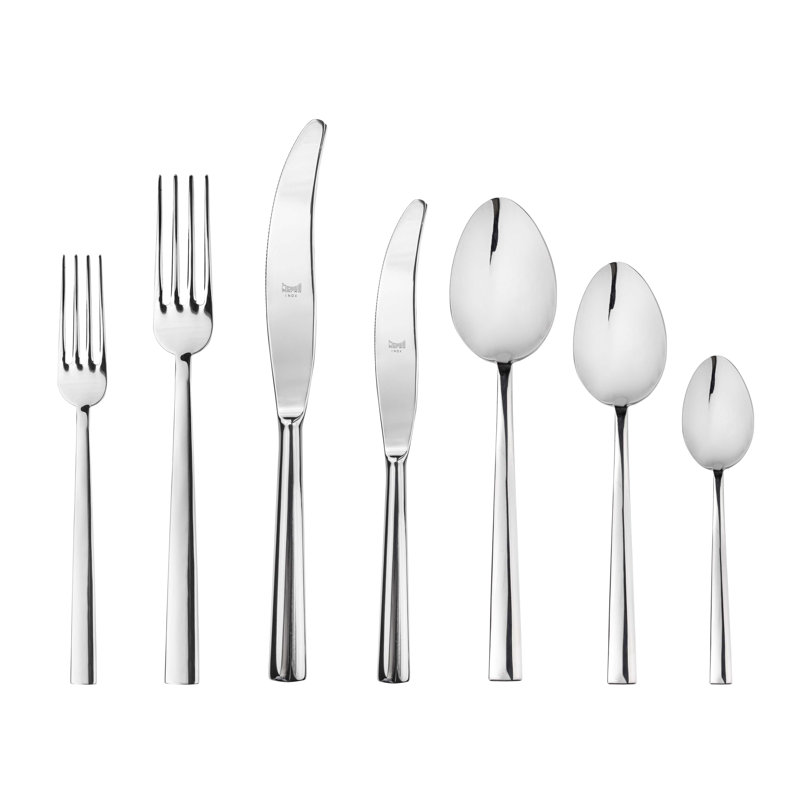 Levantina Flatware Set - 42 Pieces - Stainless Steel, Silver