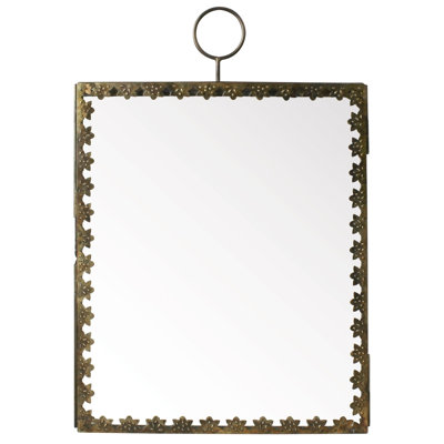 Metal Single Picture Frame Set in Brown