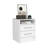Nightstand 23.6" H, With 2 Drawers And 1 Shelf, White-362661424