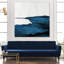 «Royal Blue Escape Ii», reproduction d'art sur toile géante 54 po x 54 po-59884943
