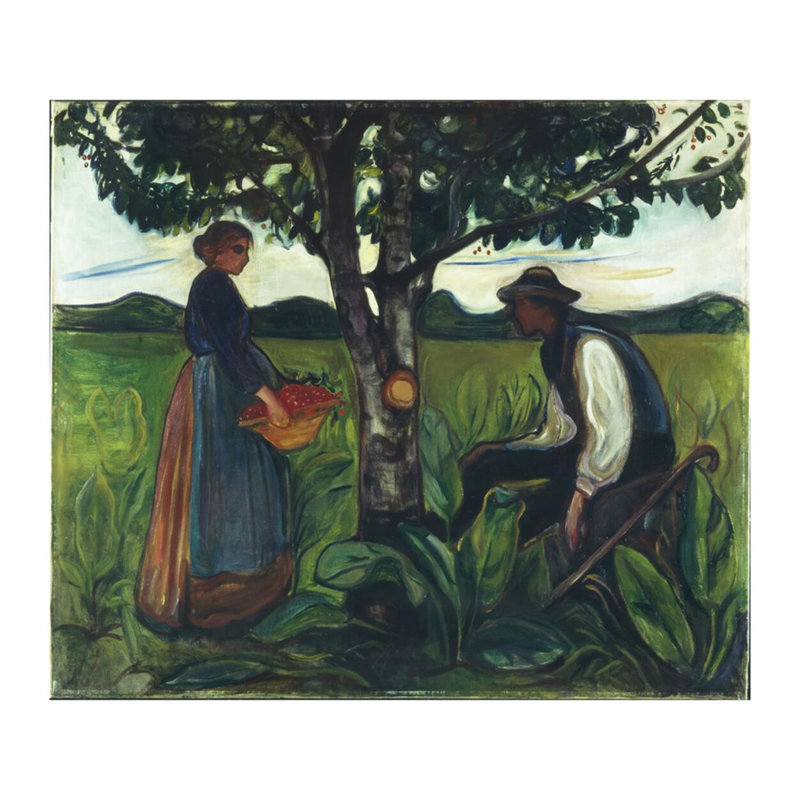 «Fertility» par Edvard Munch - estampe numérique, H 32 po x l 40 po