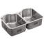Greenwich 32" L x 20.25" W Double Basin Undermount Kitchen Sink with Sink Grid