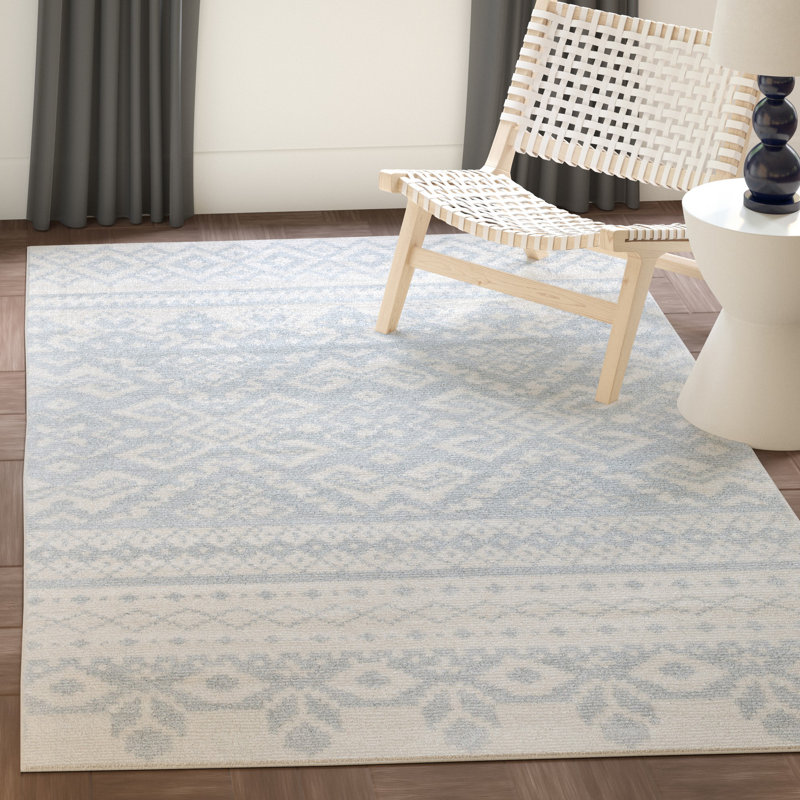 Tapis ivoire / ardoise Wynn, Rectangle 9 pi x 12 pi