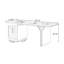 Bureau rectangulaire en bois manufacturé brun noisette-1453675540-1453675626