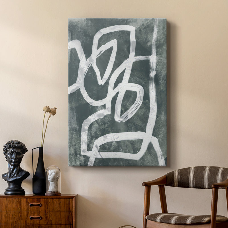 Chalk Line I -Custom Wrapped Gallery Cavas