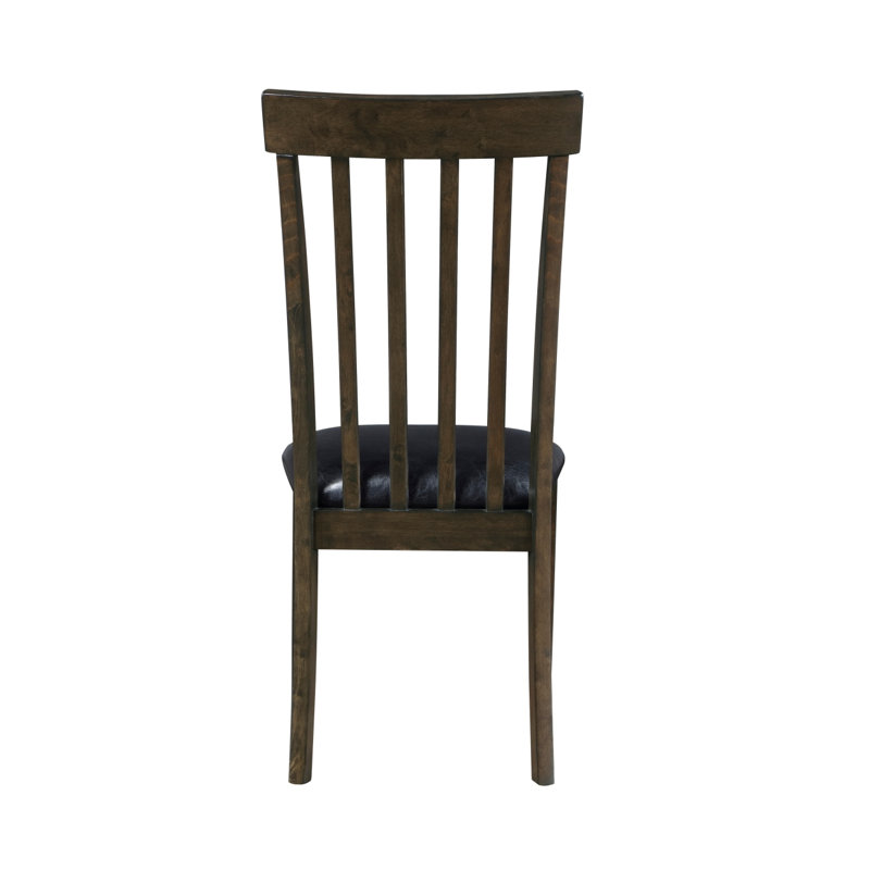 Ensemble de 2 chaises rembourrées en similicuir