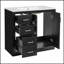 Meuble-lavabo de 36 po avec lavabo en céramique, structure en bois massif, ensemble autoportant avec 3 tiroirs et portes à fermeture douce-1497641799