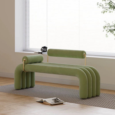 Banc de luxe moderne de style crème clair
