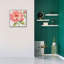 «Epic Graffiti» «Pink Flora 1» par Leslie Trimbach, art mural sur toile-106171546
