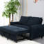 Living Room With Adjustable In Navy And Spacious Storage Modern Charging Port & Practical Compartment