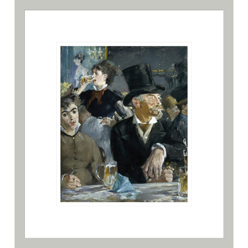 «At the Cafe» par Estampe numérique encadrée, 15,57 po H x 13,75 po L