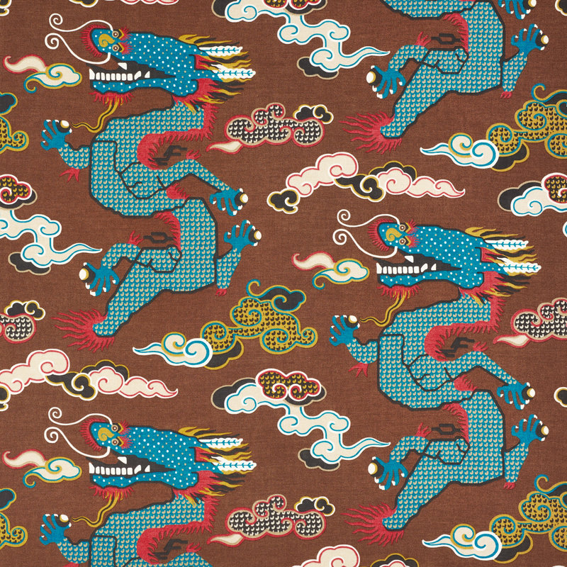 Tissu Schumacher x Johnson Hartig, Brun