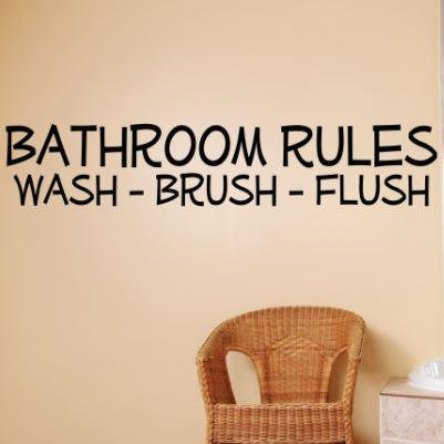 Text & Numbers Wall Decal, 10" H x 40" W x 0.16" D, Black