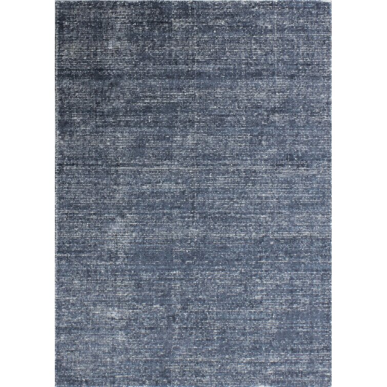 Alide Hand-Knotted Navy Area Rug