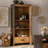 Walnut Solid + Manufactured Wood Display Cases