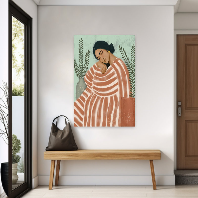 Art contemporain, art contemporain abstrait, H 60 po x l 40 po