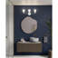 Éclairage pour meuble-lavabo contemporain à trois lumières-100013193