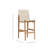Coast Teak 30" Bar Stool Natural Teak