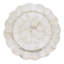 Assiettes de présentation festonnées Capiz Shell (ensemble de 4) - Chargeurs de table décoratifs pour la salle à manger et le divertissement, 13 po-262980236