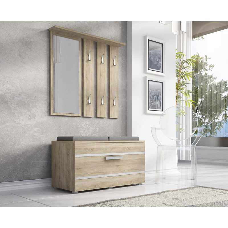 Bellicourt Hall Tree 41cm Wide, Wood