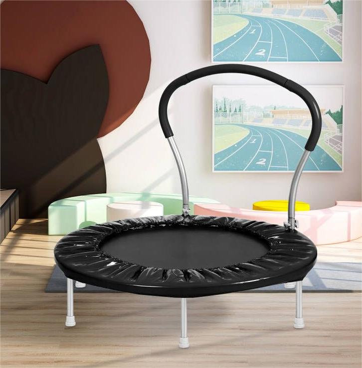 Trampoline pour enfant / tout-petit Novobey avec guidon, Noir