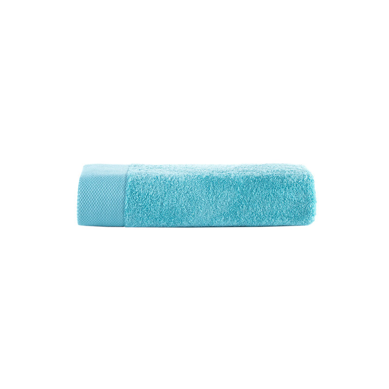 Turkish Cotton Plush Bath Towel, Sea Glass