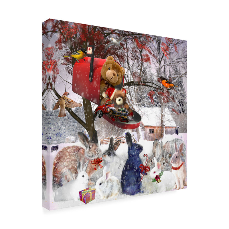 «Getting Ready for Christmas» par Celebrate Life Gallery, impression sur toile non encadrée, H 35 po x l 35 po