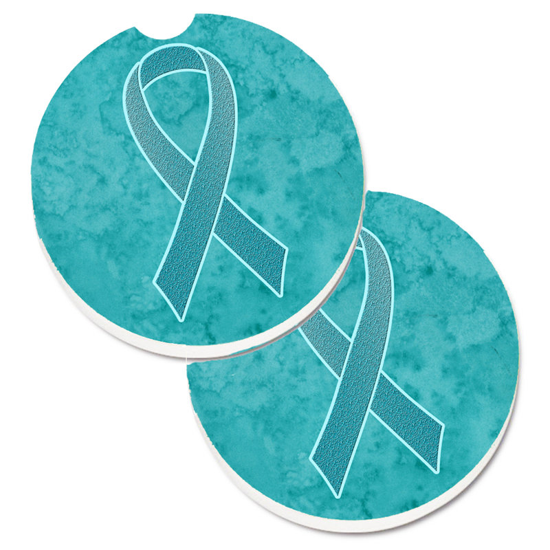 Sous-verre Ribbon for All, Bleu sarcelle