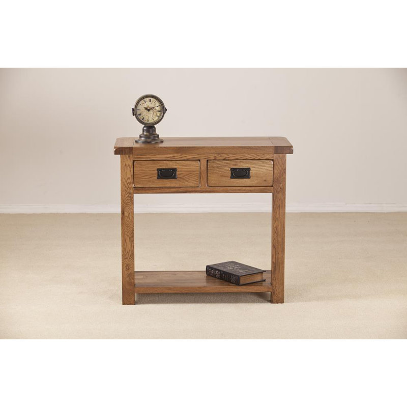 84cm Solid Wood Console Table