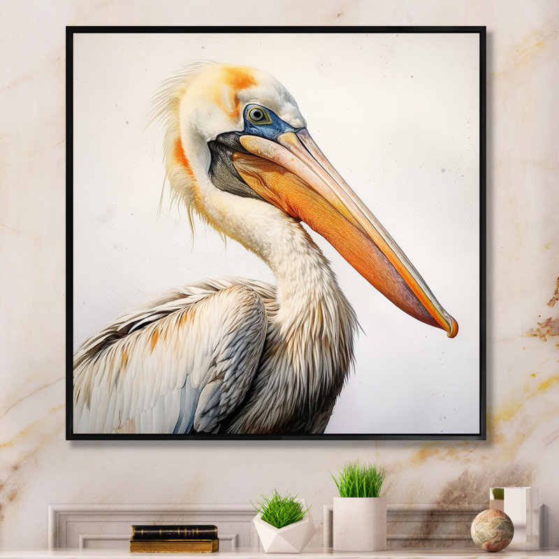 Majican Pelican Seabird IV, Cadre flottant noir, H 36 po x l 36 po x P 1,5 po