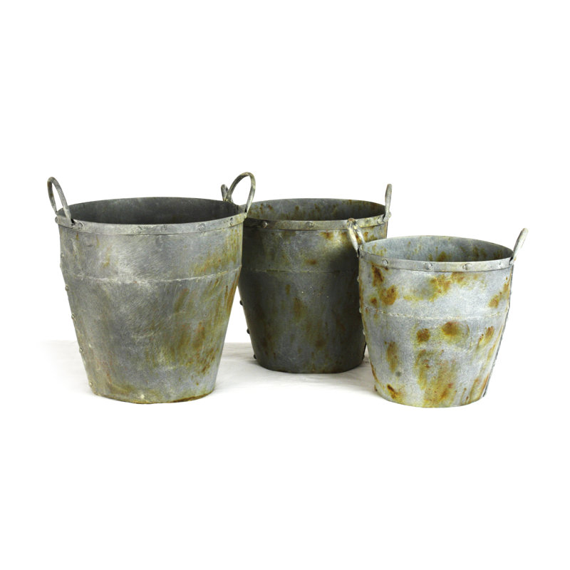 Metal Bucket Set