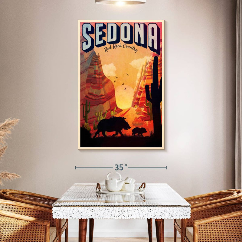 Sedona Red Rock Country, H 51 po x l 34 po
