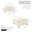 Repose-pieds carré Amariyah-850066394