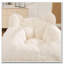 Fauteuil à billes en fausse fourrure avec coussin de queue en forme de chat-636307773