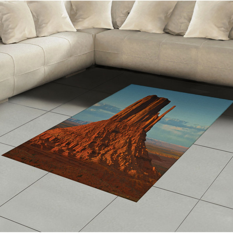 Tapis décoratif à haute densité en fibres de polyester Canyon High, Rectangle— 4 pi x 5 pi 8 po