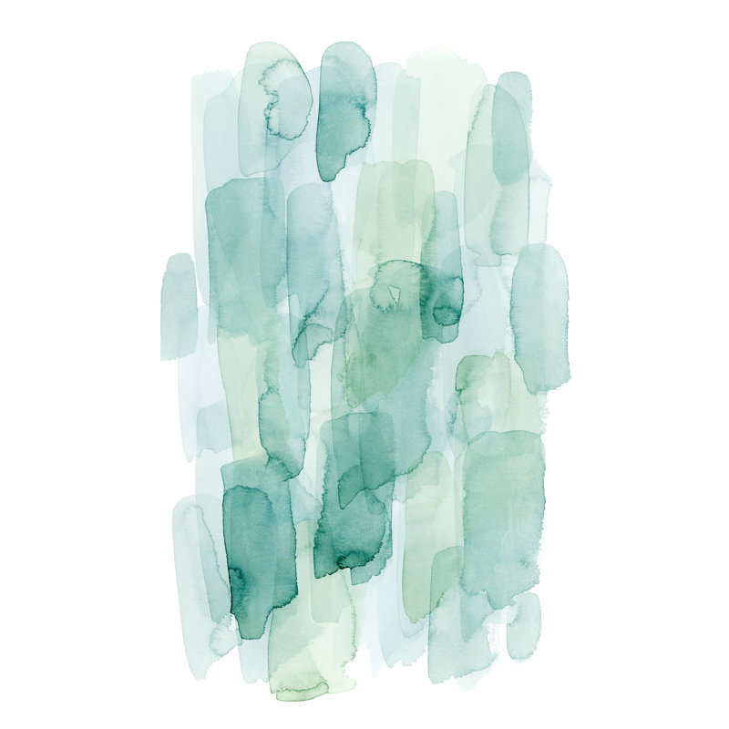 Water Whispers I - Painting on Canvas, Wrapped Canvas, 30 cm H x 20 cm W