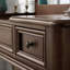 American retro style solid wood clamshell dresser