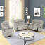 Fauteuil inclinable en similicuir au fini bois