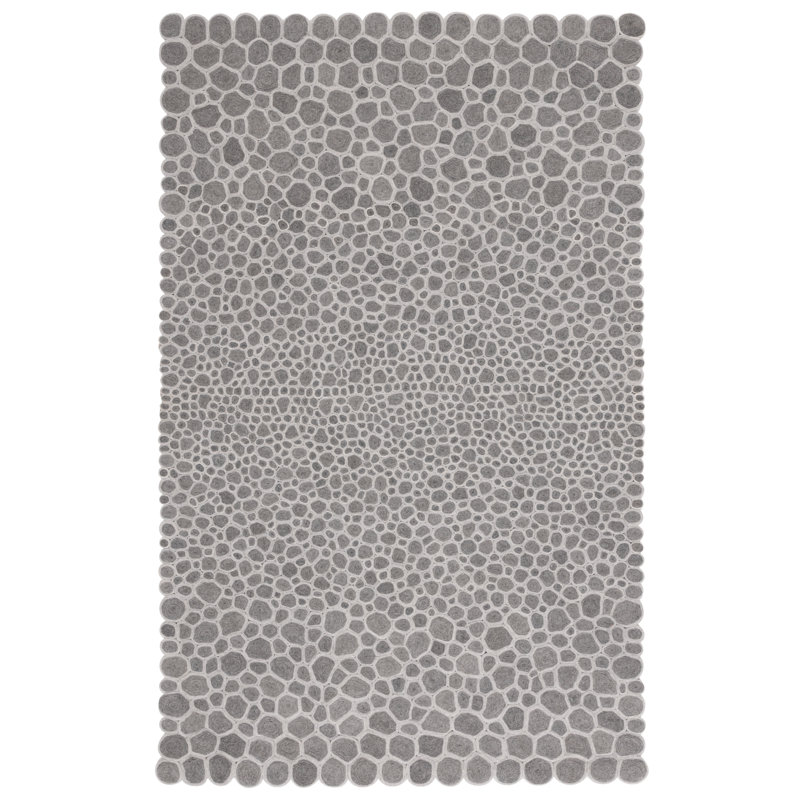 Tapis gris Manhattan 475 Manhattan, Rectangle 6 pi x 9 pi