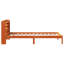 Bed Frame With Headboard Without Mattress Wax Brown-1935992347