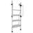 4 Step Stool Folding Step Ladder with Adjustable Handrail