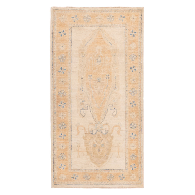 Tapis ivoire Chobi Finest 2 pi 5 po x 4 pi 9 po