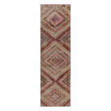 One-of-a-Kind 2'4"x7'10" Hand Knotted Area Rug