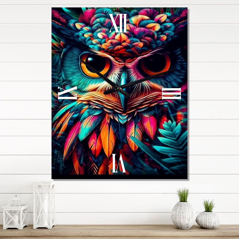 Portrait de chouette hibou, Très grand