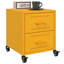 Anadalay 36cm W Steel Bedside Table-905989342