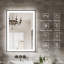 Miroir de salle de bain à DEL sans cadre 40 po x 30 po-1638316025