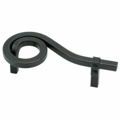 3-1/2" Iron Craft Swirl Pull Wrought Iron
